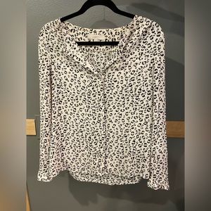 Loft womens button up shirt